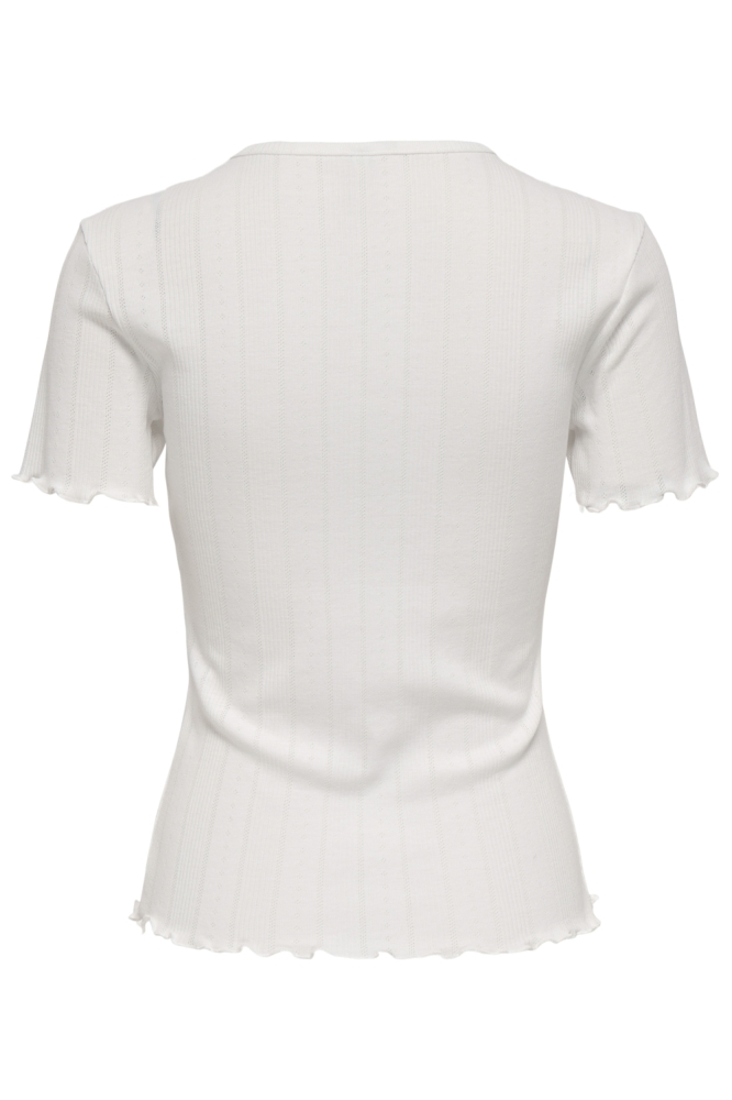 Only witte dames t-shirt | Achteraanzicht