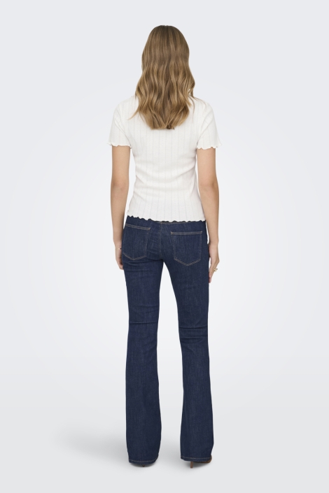 Only witte dames t-shirt | Model