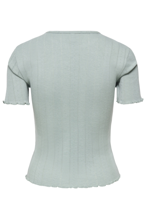 Only groene dames t-shirt | Achteraanzicht