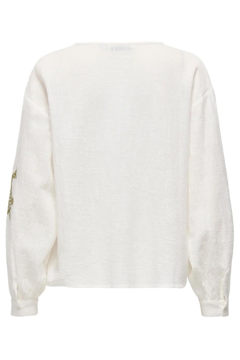 Only witte dames t-shirt | Achteraanzicht