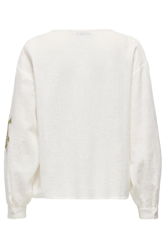 Only witte dames t-shirt | Achteraanzicht