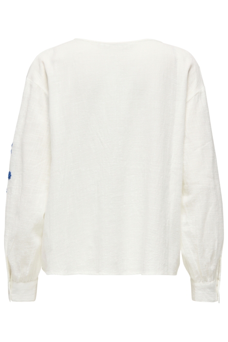Only witte dames blouse | Achteraanzicht