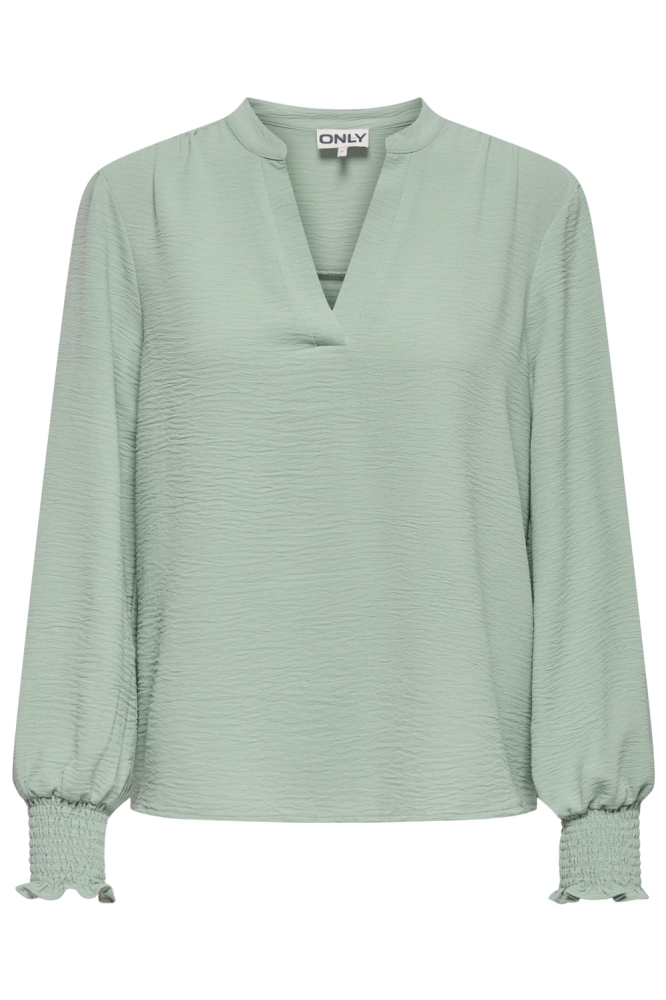 Only groene dames t-shirt | Vooraanzicht