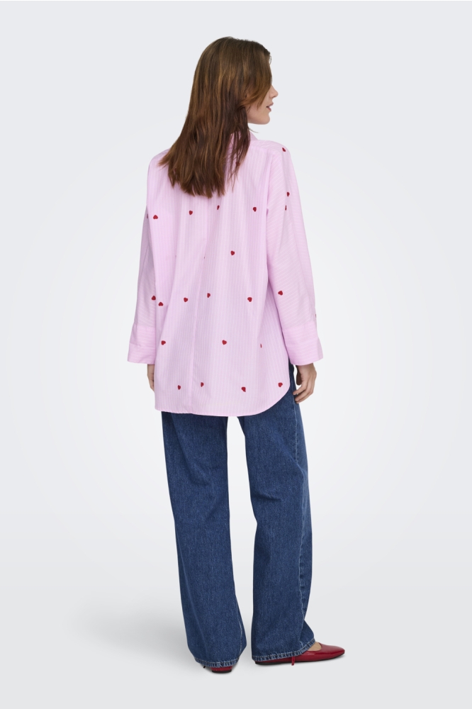 Only roze dames blouse | Model
