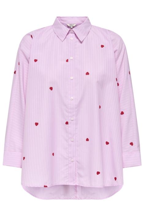 Only roze dames blouse | Vooraanzicht