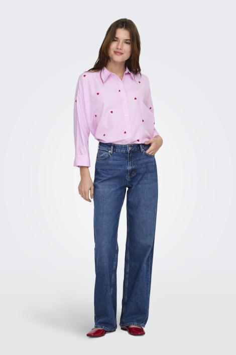 Only roze dames blouse | Model