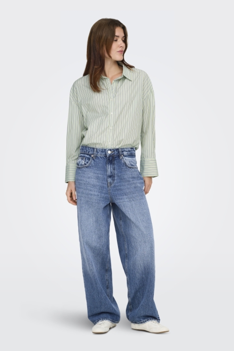 Only groene dames blouse | Model