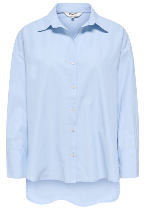 Only blauwe dames blouse | Vooraanzicht