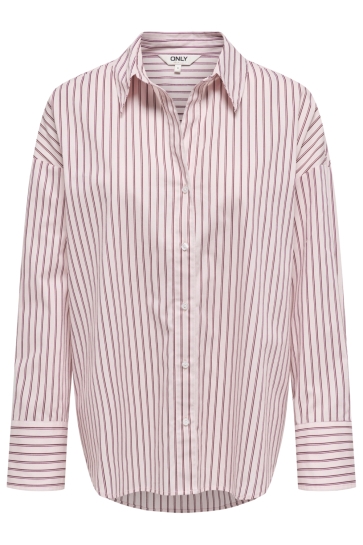 Only Blouse ONLOREGON ALVA LS REG SHIRT NOOS WV 15367554 Fuchsia Pink/BORDEAUX-W