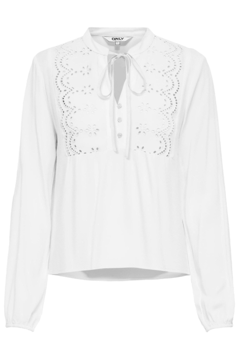 Only witte dames blouse | Vooraanzicht