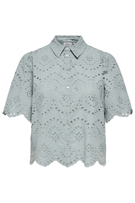 Only groene dames blouse | Vooraanzicht