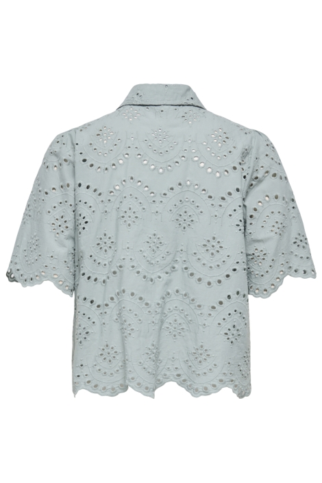 Only groene dames blouse | Achteraanzicht