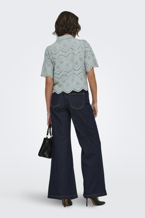 Only groene dames blouse | Model