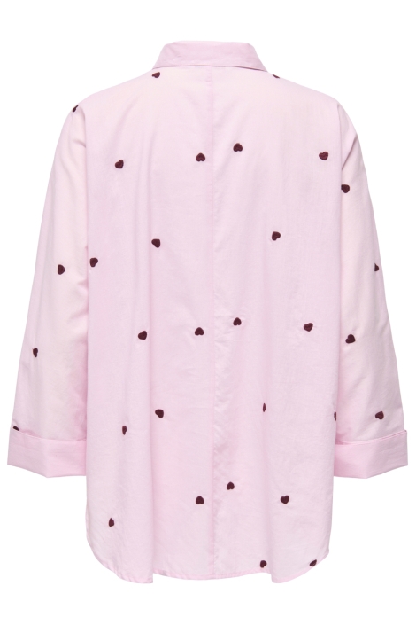 Only roze dames blouse | Achteraanzicht