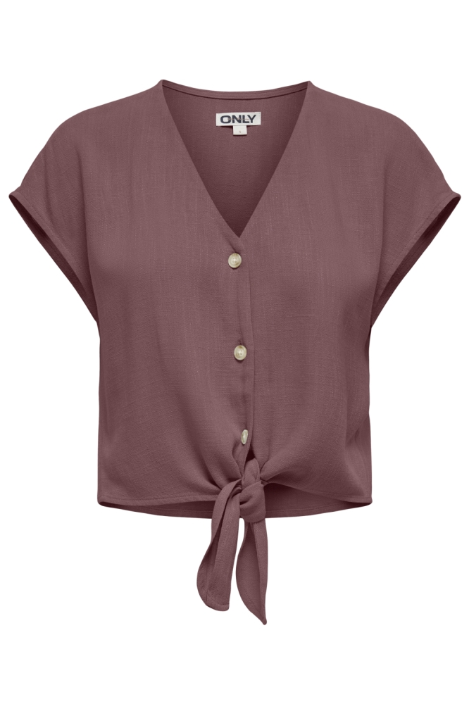 Only roze dames blouse | Vooraanzicht