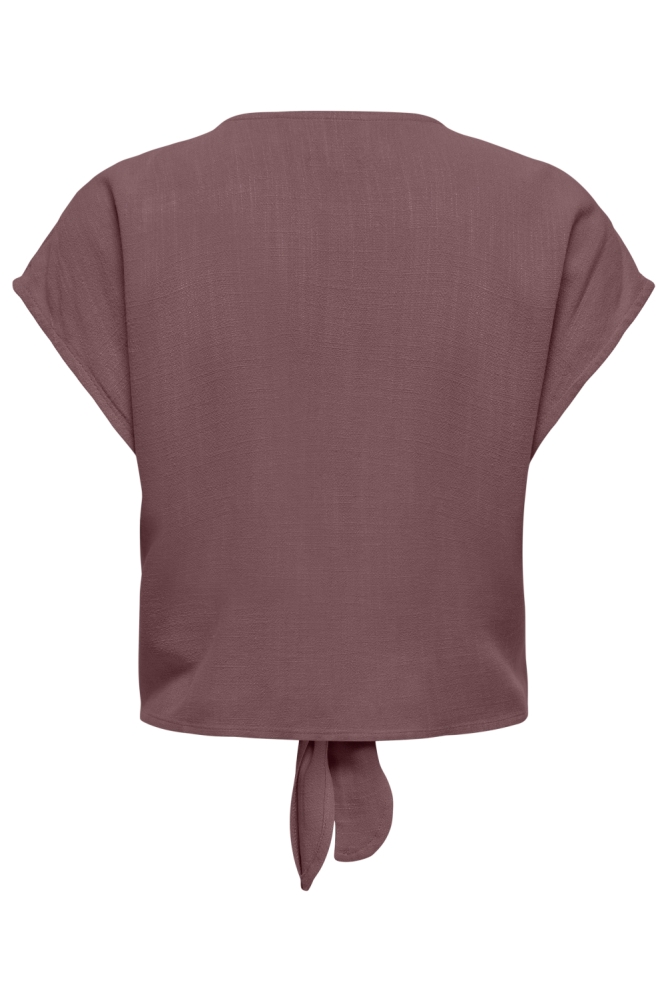 Only roze dames blouse | Achteraanzicht