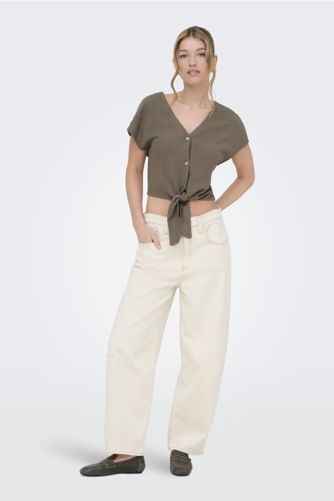 Only bruine dames blouse | Model