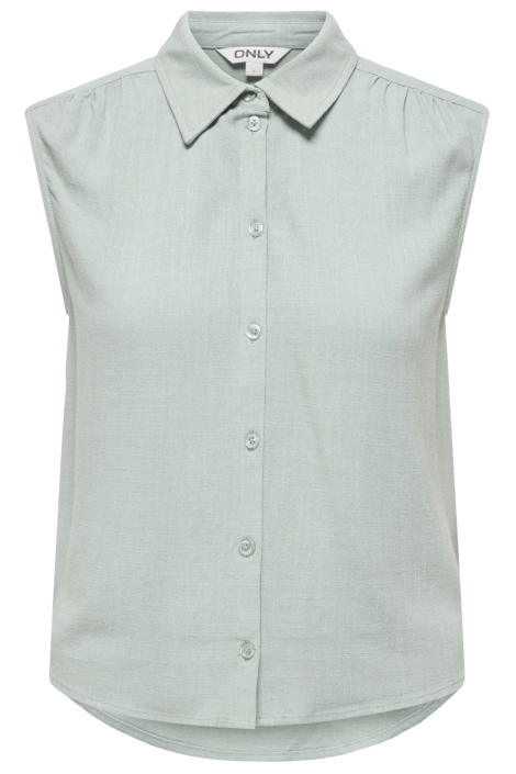 Only groene dames blouse | Vooraanzicht