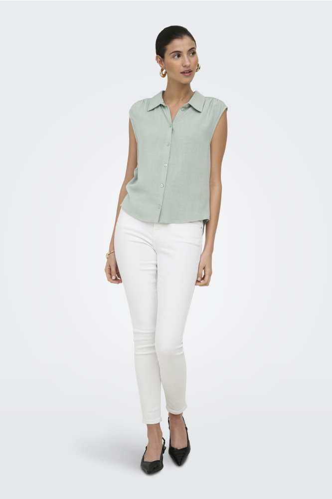Only groene dames blouse | Model