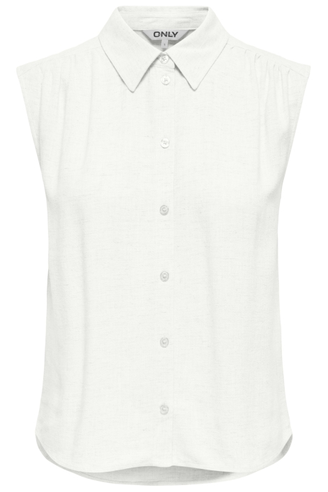 Only witte dames blouse | Vooraanzicht