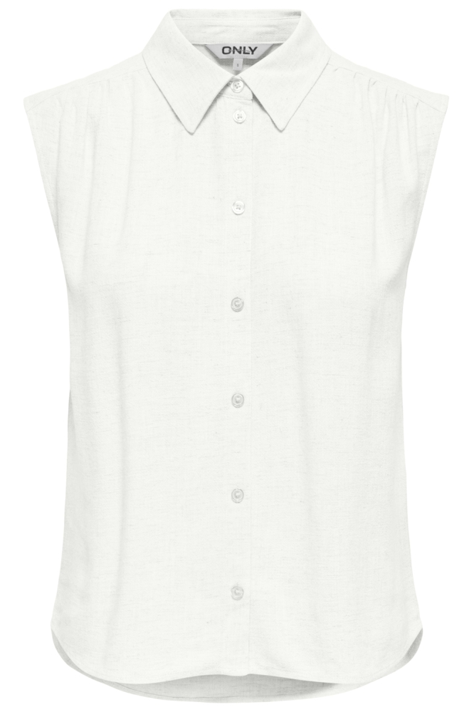 Only witte dames blouse | Vooraanzicht