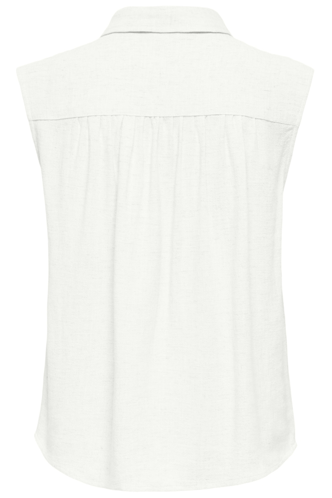 Only witte dames blouse | Achteraanzicht