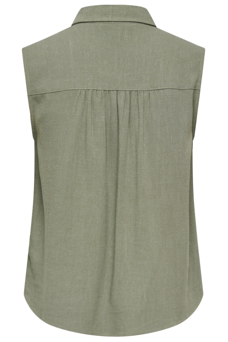 Only groene dames blouse | Achteraanzicht
