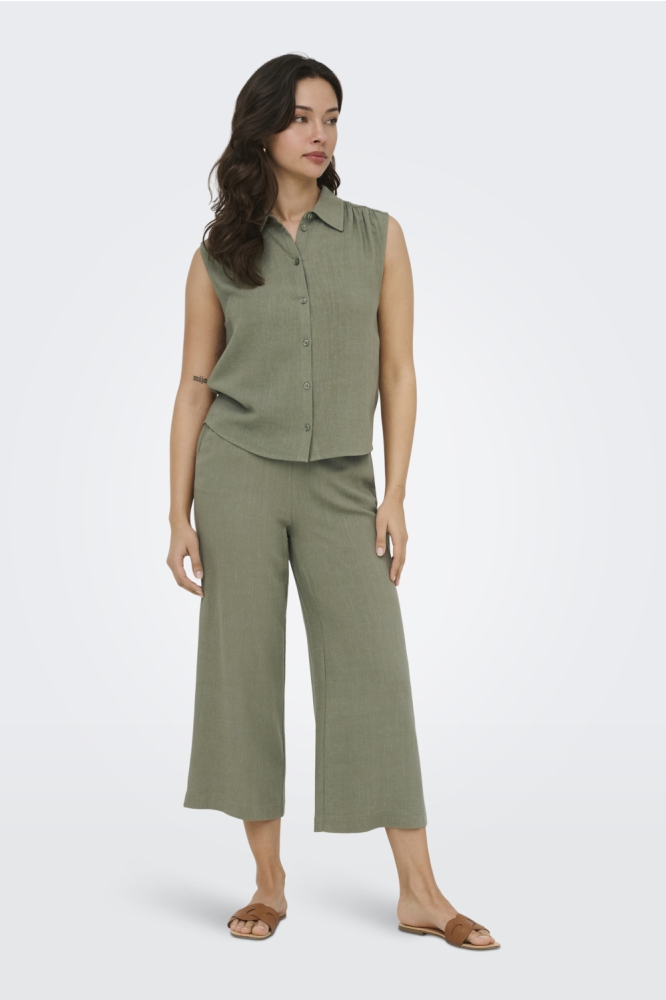 Only groene dames blouse | Model