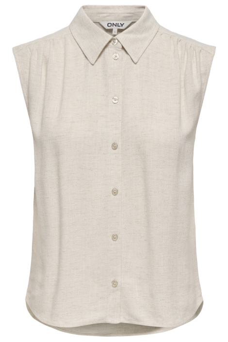Only beige dames top | Vooraanzicht