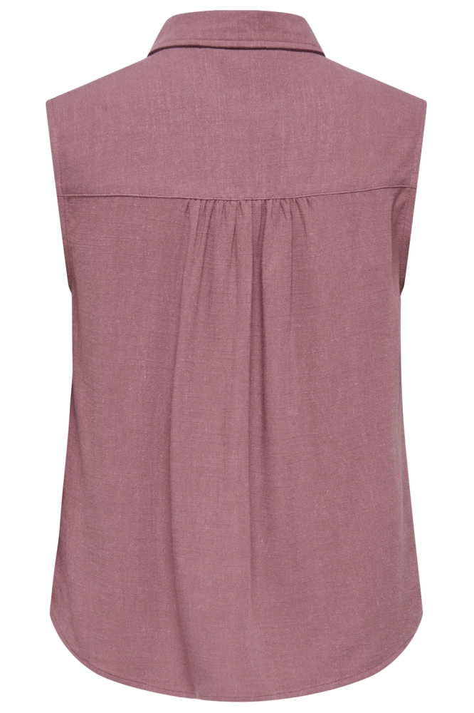 Only roze dames blouse | Achteraanzicht