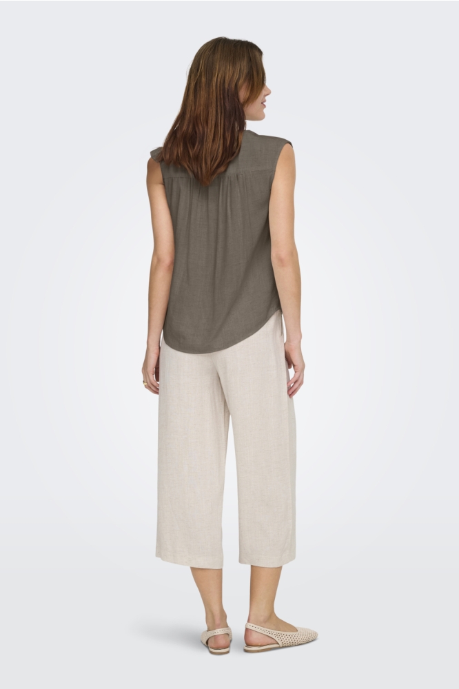 Only taupe dames blouse | Model