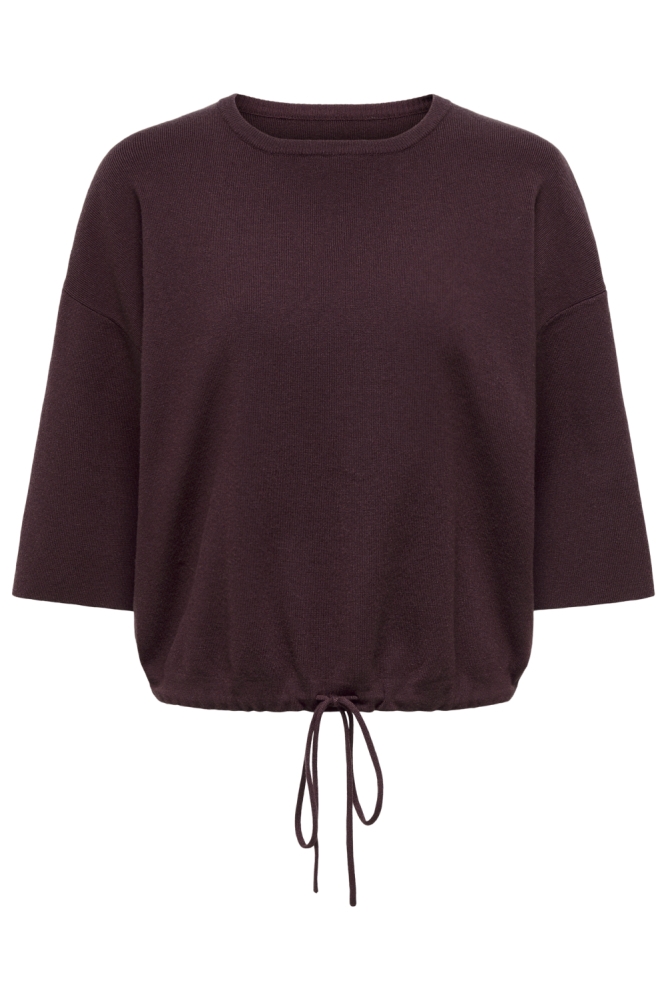 Only bordeaux dames trui | Vooraanzicht