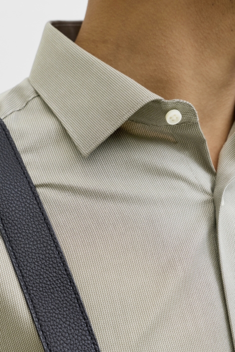 Jack & Jones groene heren overhemd | Kleurstaal