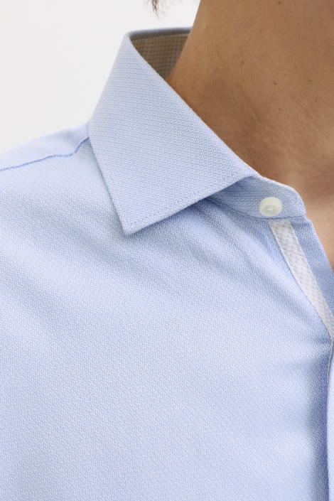 Jack & Jones blauwe heren overhemd | Close up