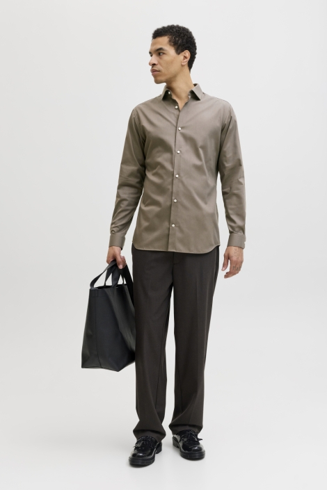 Jack & Jones bruine heren overhemd | Model