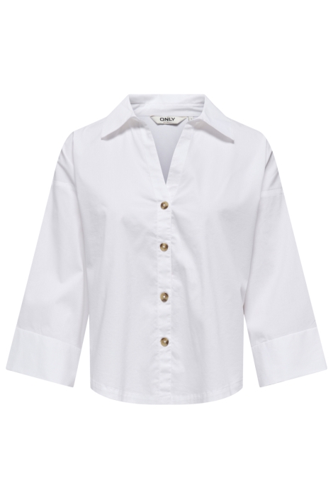 Only witte dames blouse | Vooraanzicht