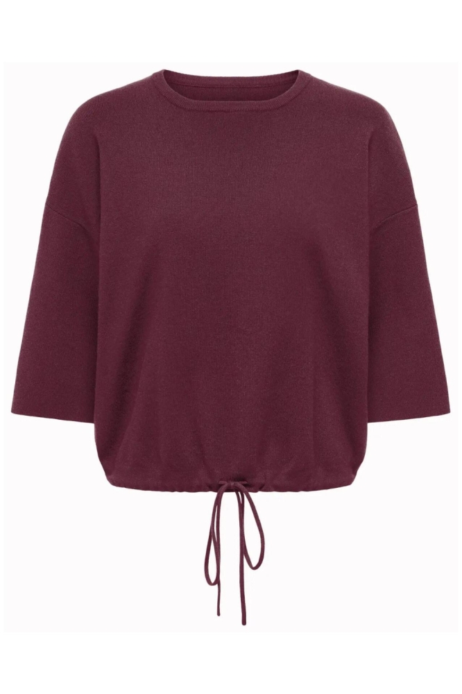 Only bordeaux dames trui | Vooraanzicht