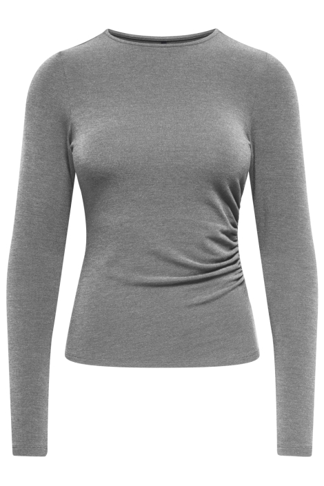 Only grijze dames top | Vooraanzicht