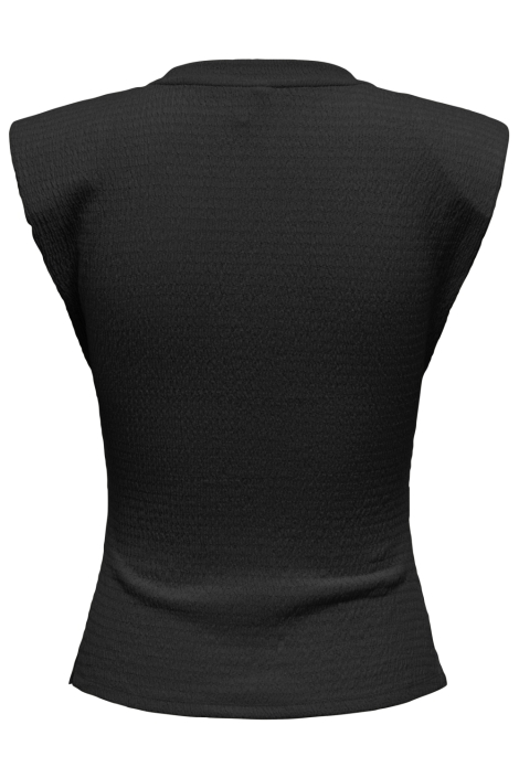 Only zwarte dames top | Achteraanzicht