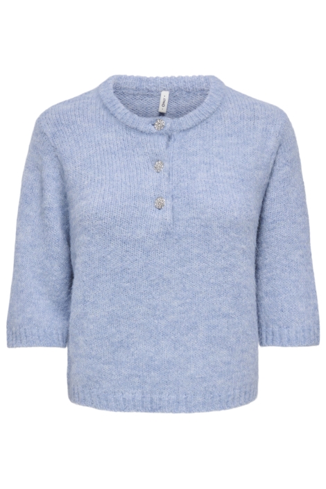 Only blauwe dames trui | Vooraanzicht
