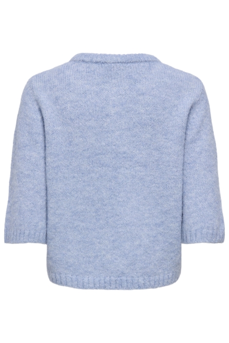 Only blauwe dames trui | Achteraanzicht