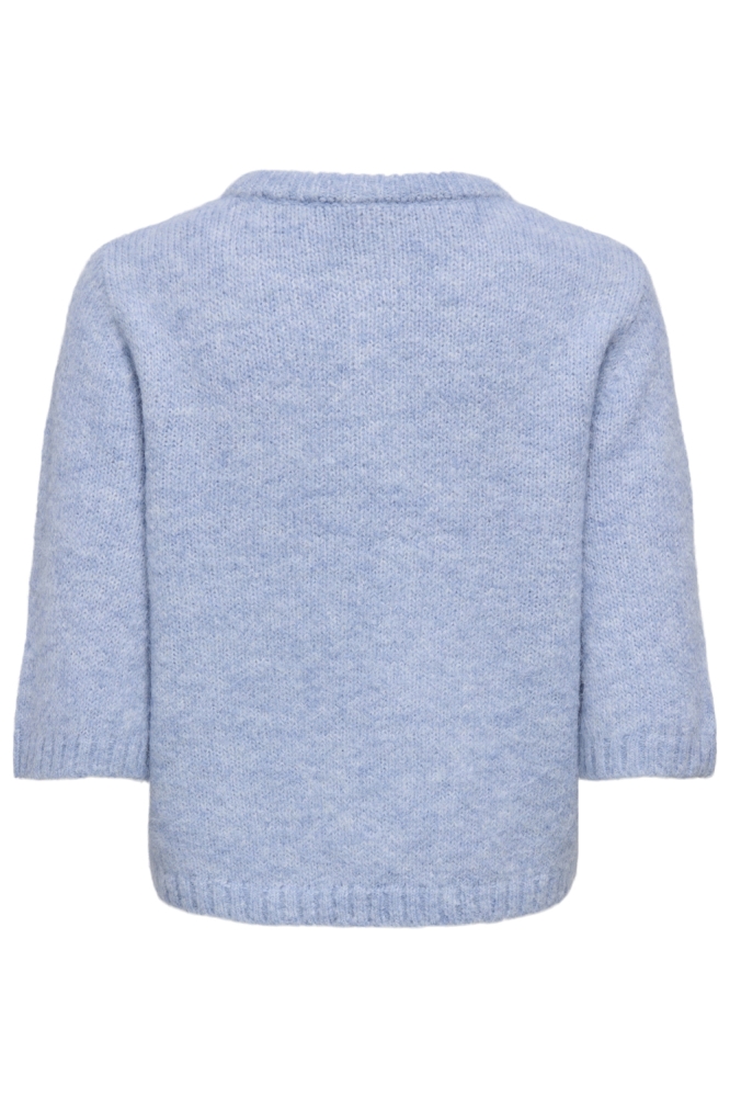 Only blauwe dames trui | Achteraanzicht