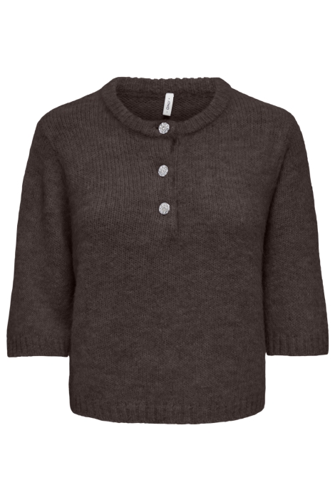 Only bruine dames trui | Vooraanzicht