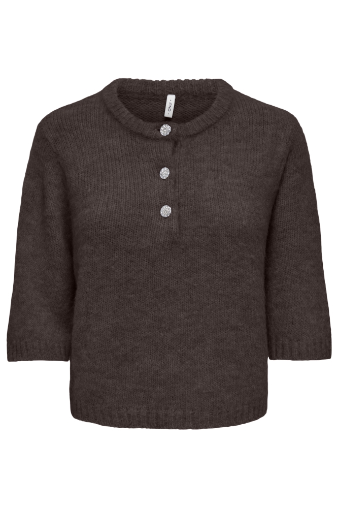 Only bruine dames trui | Vooraanzicht