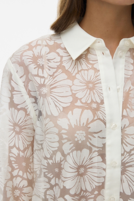 Vero Moda witte dames blouse | Close up