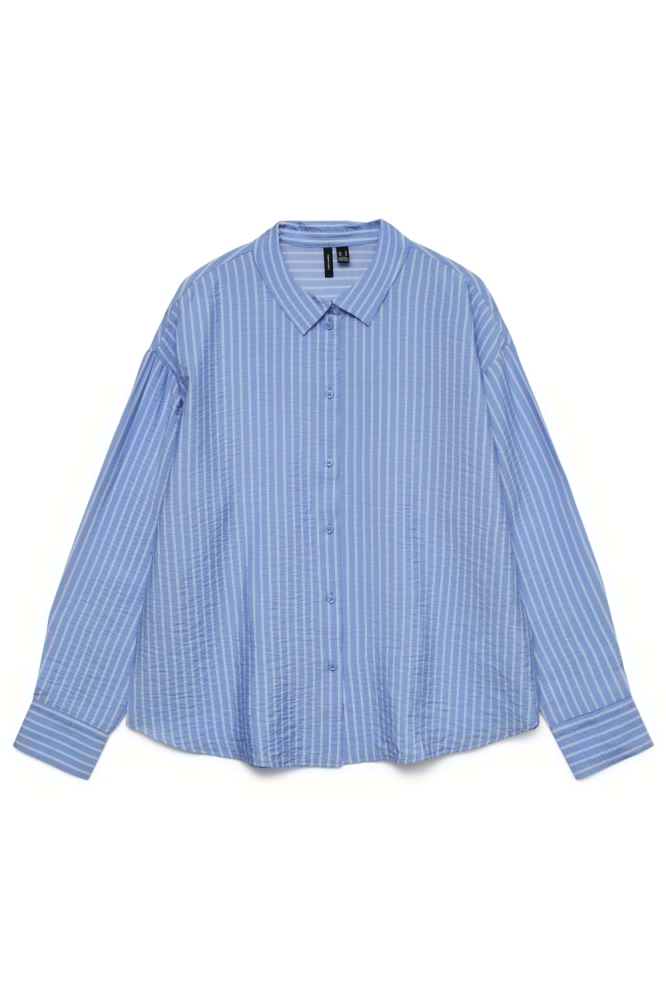 Vero Moda blauwe dames blouse | Vooraanzicht