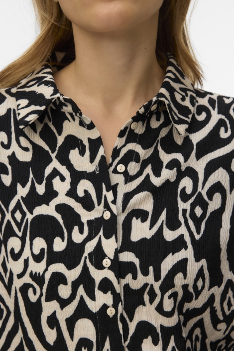 Vero Moda beige dames blouse | Close up