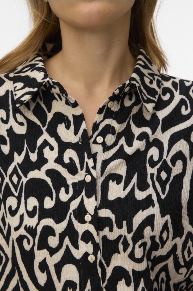 Vero Moda beige dames blouse | Close up