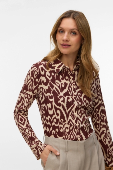 Vero Moda vmfriga ls shirt top jrs boo Beige