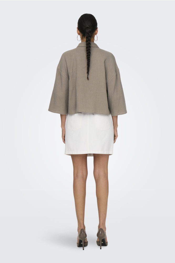 Jacqueline de Yong camel dames blouse | Model